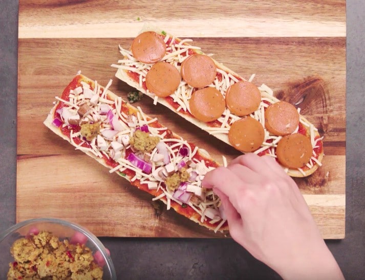 How to Make Vegan French Bread Pizzas (That Are Better Than Delivery)