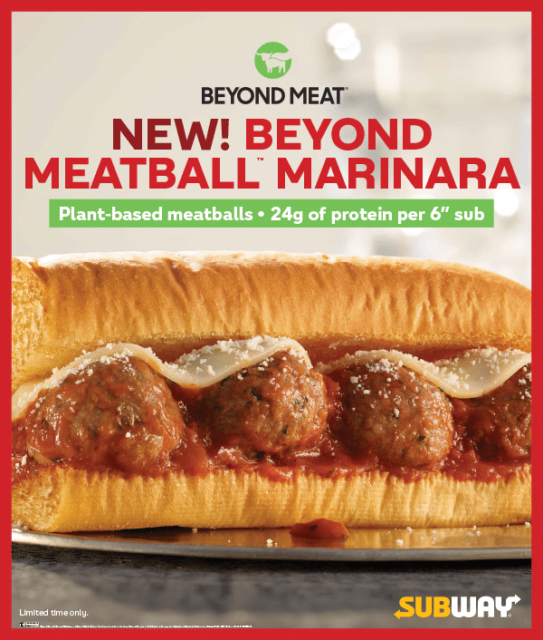 This Plant Based Meatball Sub Is Coming To Select Subway Locations