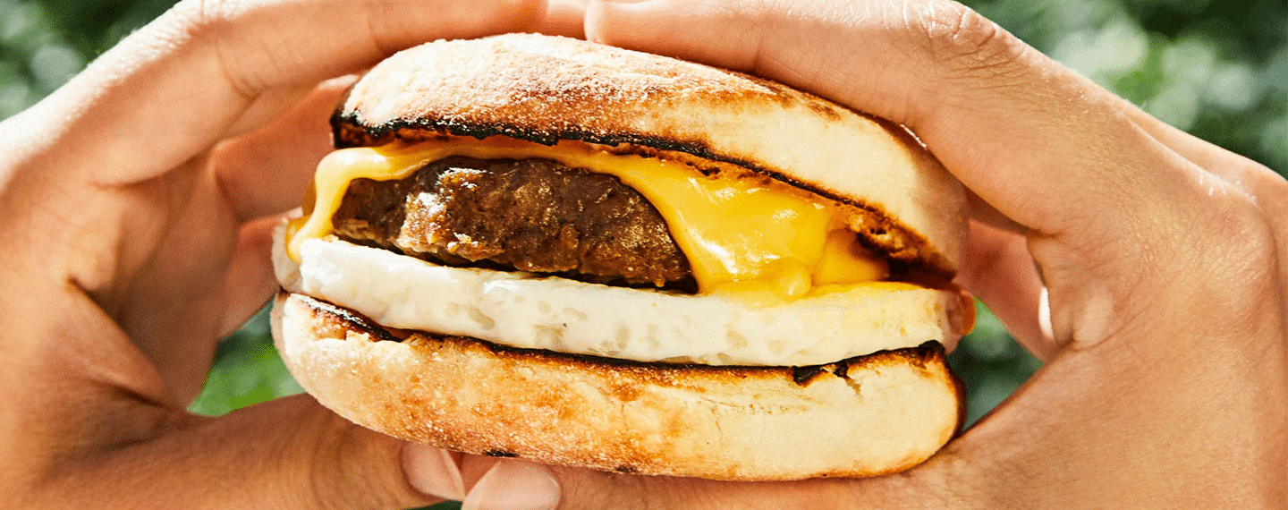 Sausage, Egg, and Cheese Donut Breakfast Sandwiches - Shared Appetite