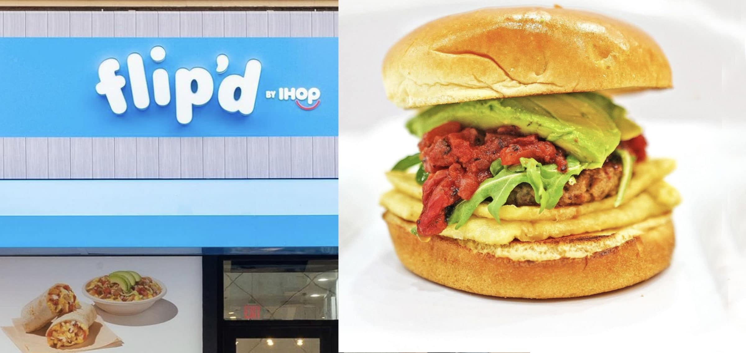 Flip'd by IHOP Presents Plant Based Sandwich at Flatiron Location