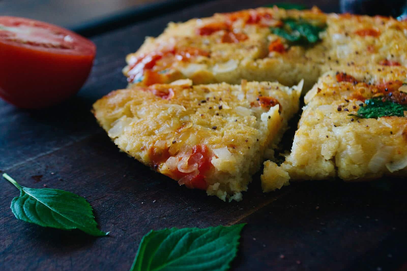 Omelette de garbanzo EligeVeg