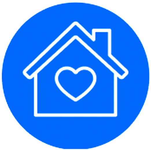 Heart in House Icon
