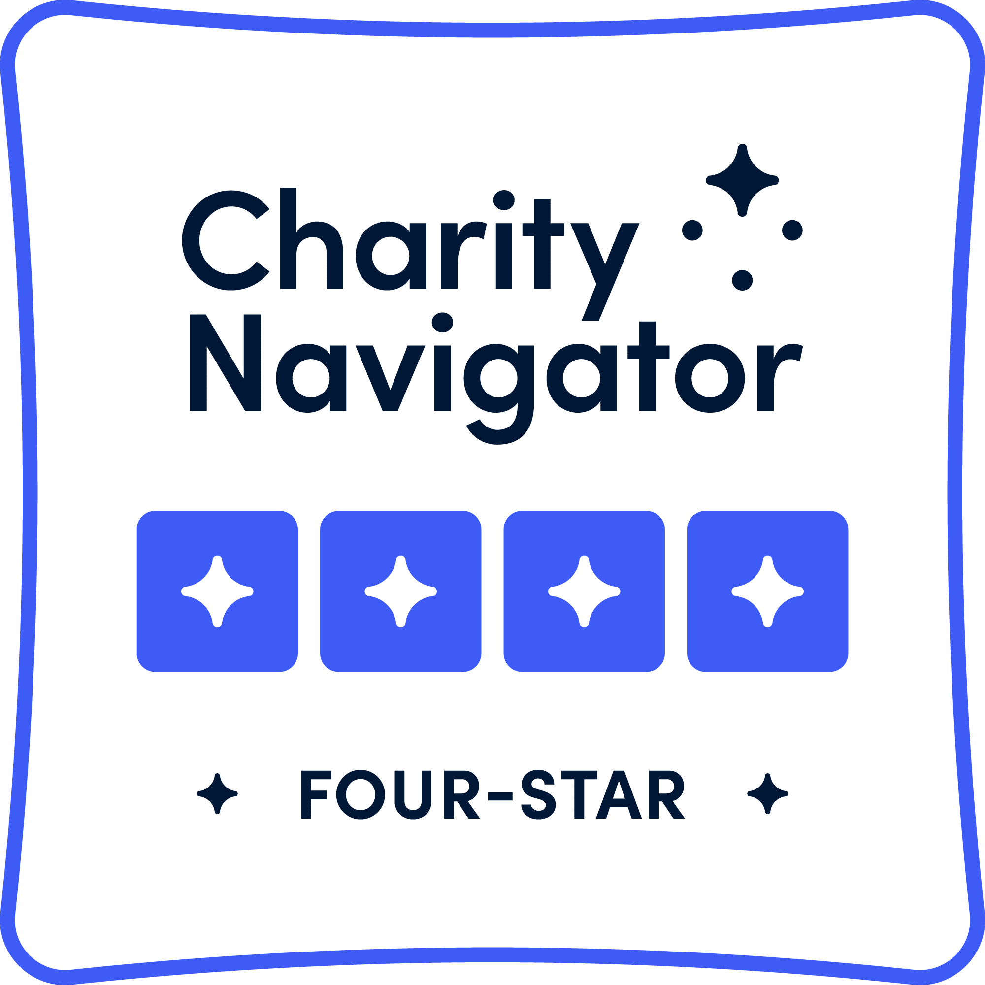 Four-Star Rating Badge by Charity Navigator
