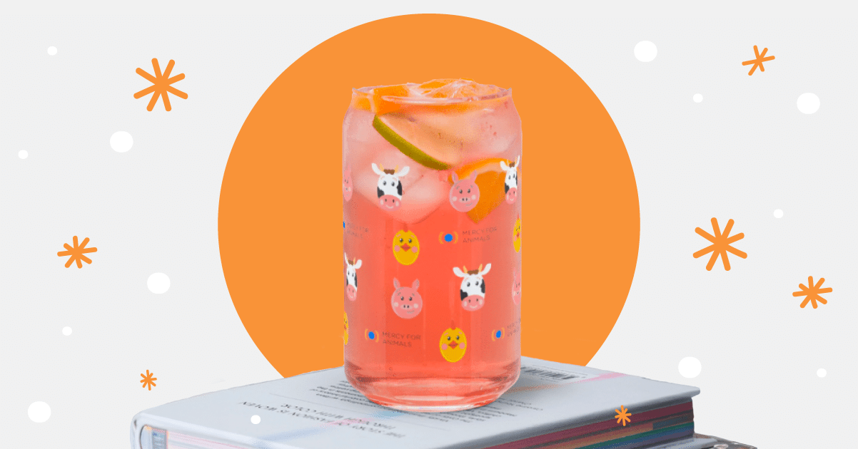 Mercy For Animals Black Friday Sale can-shaped tumbler