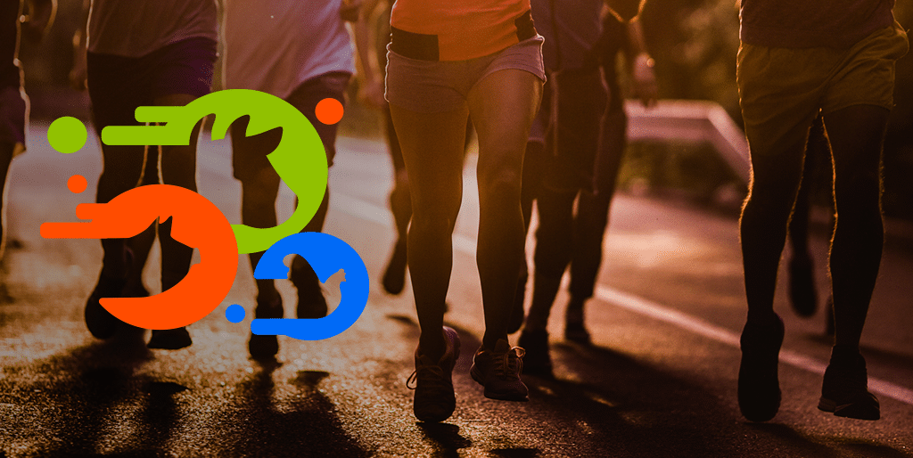 corrida virtual da running for animals