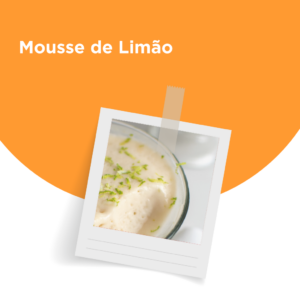 receita de mousse de limão vegano