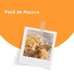 receita de pavê de paçoca vegano