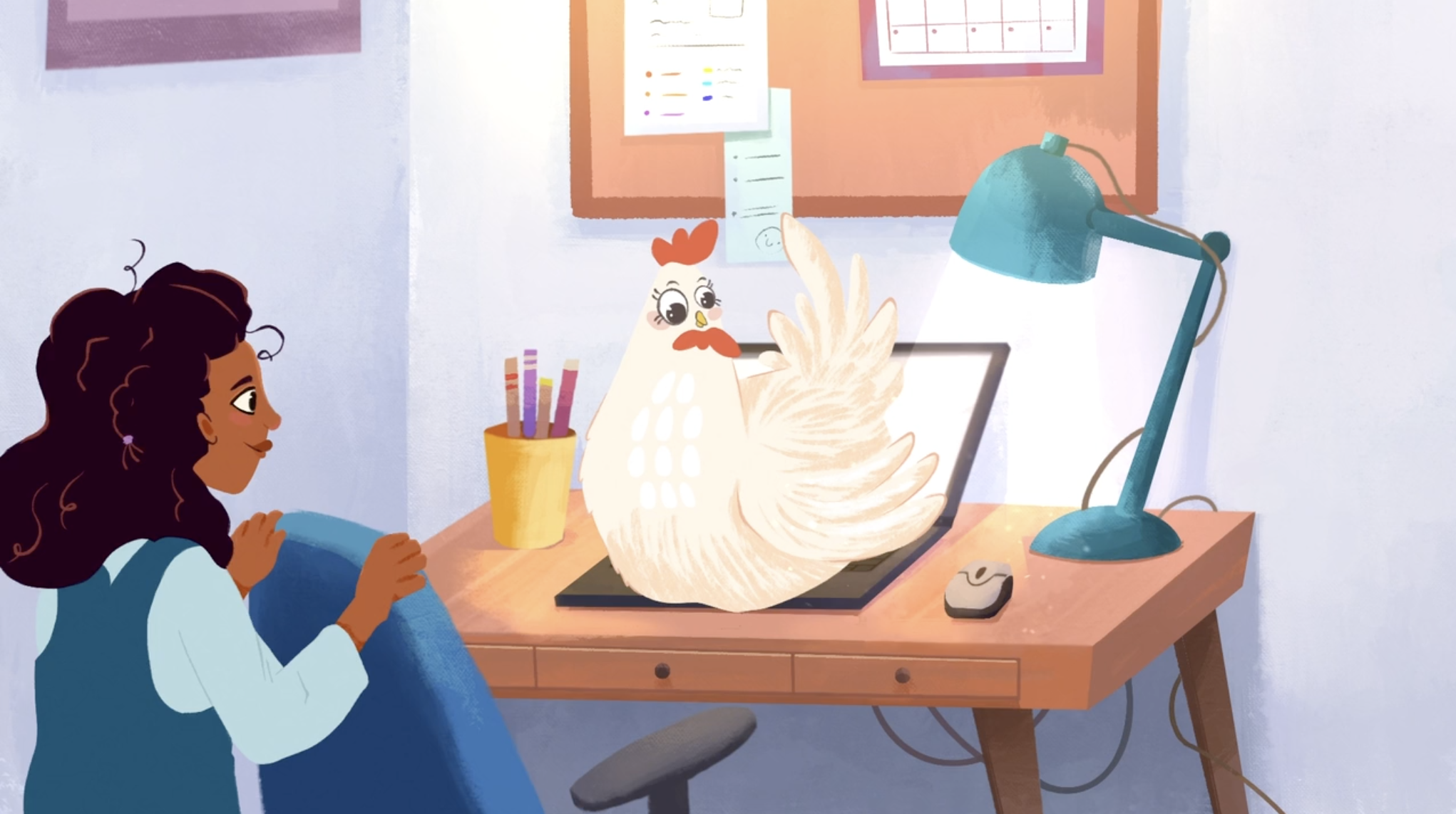 Henrietta Finds a Nest animated short film